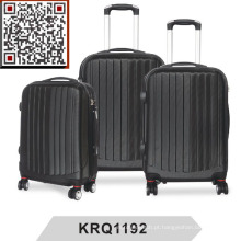 ABS 3PCS Hard Shell Travel Trolley Luggage Bag